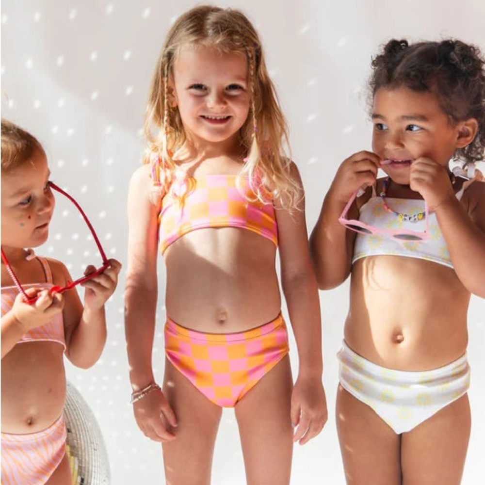 Opal Moon Checkered Bikini 6-12 months